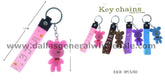 Bulk Buy 3D PVC BEAR Keychains Wholesale